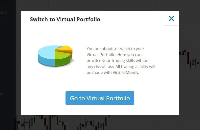 eToro demo account