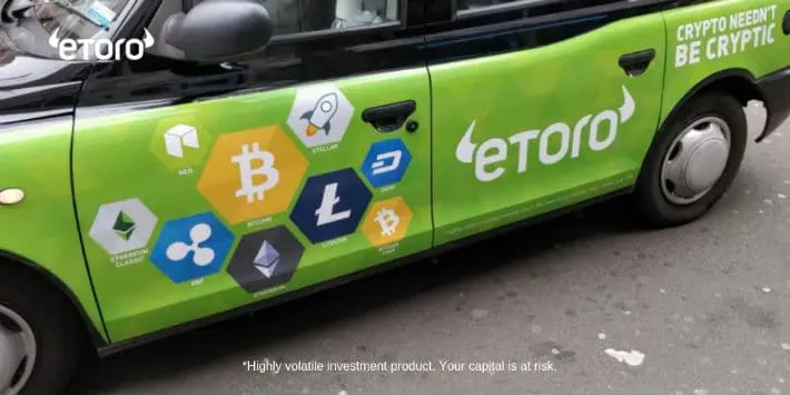 Bitcoins Transferred at eToro Increasing Considerably