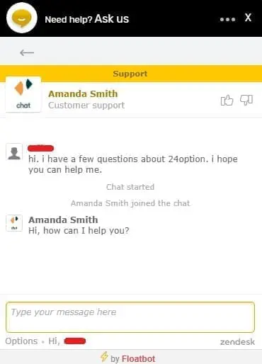 24option live chat