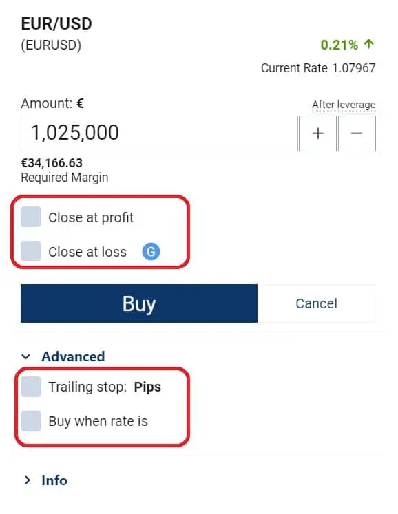 Plus500 risk management tools