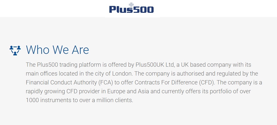 Plus500 Company profile